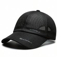 1 Stück Herren Baseballkappe aus atmungsaktivem Mesh, einstellbarer Outdoor-Sonnenhut für Frühling/Herbst, geeignet für Reisen, Strand, Party