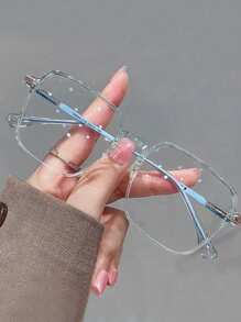 1 pièce Lunettes de mode dégradé océanique pour activités en plein air. Accessoires de lunettes transparentes, Saint-Valentin