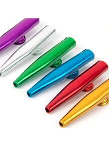 Metal Kazoo With Storage Box, Aluminum Alloy Kazoo, Compact Guitar & Ukulele Accompaniment Instrument, Portable Pocket Musical Instrument For Instant Playing, Musical Instrument Gift