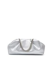 Purses And Handbag Luxury Designer Shoulder Bags Pu Evening Clutch Bag Purse Women's Bag. - Silver - View 4