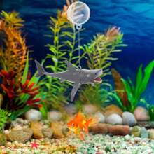 1pc Popular Fish Tank Decoration Lifelike Shark & Blue Whale Underwater Scenery, Floating Seascape Ornament