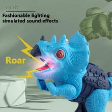 1pc Dinosaur Water Gun, Realistic Tyrannosaurus Rex Model With Simulated Light And Sound Effects, Suitable For Boys, Girls, Kids Indoor And Outdoor Interactive Toy