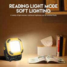 1 Pc COB Worklight Spotlight Camping Tent Light With Hook And Magnet, Repair Lamp Emergency Lighting