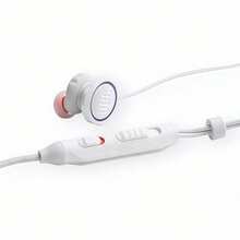 JBL QUTANTUM 50 有线游戏耳塞 - 7.1 空间音效、双锁技术、降噪麦克风，适用于 PC/移动设备 - 珍珠白 - 查看 3