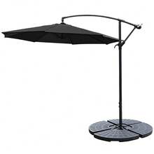 3M Cantilever Parasol Umbrella - Grey - View 3