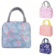 1 Bottle Bag Insulated Lunch Tote Cooler Bag With Handle - Multicolor - View 2