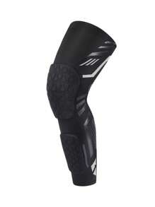 1 pièce, équipement de protection sportif et de fitness, protection étendue anti-collision des genoux pour le cyclisme, le basketball, le football, protection de la jambe antidérapante, équipement de protection des genoux respirant sous pression