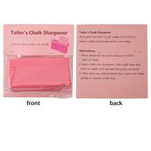 粉笔削笔器，1 支（1 包）蓝色，用于削裁缝粉笔 - 藍色 - 查看 11