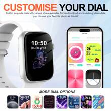 Nouvelle montre connectée multifonctionnelle de fitness avec musique, appel, message, météo, podomètre