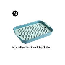 1 件双层方形 PP 材质宠物厕所，可拆卸可洗，适合兔子、豚鼠等小型宠物，四季使用 - 彩色 - 查看 13