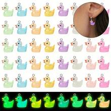 20/50/100 piezas Juego de patitos fluorescentes de colores vibrantes - Decoraciones para autos, transparentes y realistas, coleccionables - Relleno perfecto para bolsas de regalo para Navidad, cumpleaños y ocasiones especiales - Multicolor - Ver 9