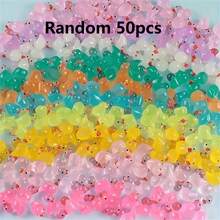 20/50/100 piezas Juego de patitos fluorescentes de colores vibrantes - Decoraciones para autos, transparentes y realistas, coleccionables - Relleno perfecto para bolsas de regalo para Navidad, cumpleaños y ocasiones especiales - Multicolor - Ver 14