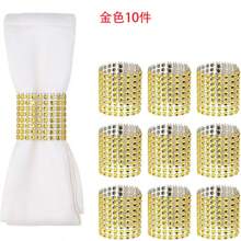 10/30/50 pezzi Anelli portatovaglioli con strass scintillanti, anelli portatovaglioli in oro e argento con diamanti lucidi, complementi decorativi di alta qualità, per anniversari, compleanni, Ognissanti, Natale, decorazione di stanze, tavoli, casa per vacanze, feste, matrimoni e cene, aggiungere brillantezza a ogni occasione speciale.