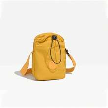 休闲布艺单肩包，男女通用简约斜挎包，户外小背包 - A - 查看 9