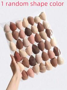 20PCS Makeup Sponge Set, Random Shape And Color Mixed Beauty Sponge For Liquids, Creams And Foundation, Latex-Free Dual-Use Makeup Bubbles For All Skin Types, Easy To Use, Simple And Easy To Carry. .