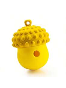 1 pièce Distributeur de nourriture résistant à la morsure pour chat et chien, tapis de reniflement en silicone en forme de pomme de pin, jouet de puzzle interactif