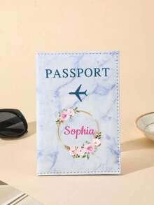 Perfect Gift For Mom's Birthday, Anniversary Or Mother's Day.Customized Name Mini Passport Holder, Travel Document Organizer And Card Holder, Suitable For Gift Giving And Daily Use, Fashionable And Beautiful, Sturdy , Suitable For Travel, Business Trips, Giving To Family, Friends, Couples, Birthday Gifts, Holiday Gifts, Christmas Gifts