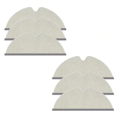 Paños para aspiradora robot Roborock Q5 Pro, Q5 Pro+, Q8 Max, Q8Max+, S5, S5 Max, S6, S6 Pure, S6 MaxV, Q7, Q7Max, suaves, lavables y reutilizables para reemplazar el trapeador