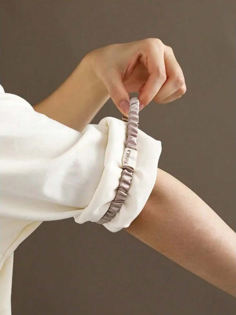 半件衬衫袖口臂环西装袖扣防滑夹袖口带收紧带女士弹力头带固定带