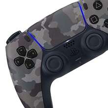 PlayStation PS5 DualSense Wireless Controller - Immersive Haptic Feedback, Futuristic Design, Compatible With PC And PS5 - Top Choice For High-Performance Gaming - Dark Gray Camouflage - View 3