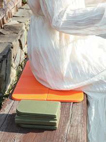 2 Stücke hochwertige faltbare Sitzkissen - feuchtigkeitsbeständiges tragbares Outdoor Sitzkissen für Camping, Angeln, Picknicks, Strand, Wandern - strapazierfähige Gras- und Blau-Outdoor-Kissenüberzüge von hoher Qualität