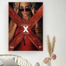 1 幅恐怖电影海报复古电影海报墙面艺术画书房墙画帆布礼物生日毕业可选画框 - 彩色 - 查看 21