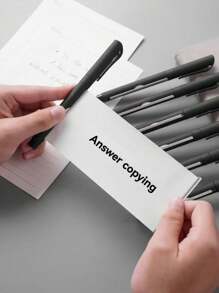 1 Reusable Pen With Expandable Memo Pad, Made Of Plastic Material, A Multifunctional Writing Tool For Exams And Notes Taking