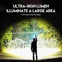 1 Pc COB Worklight Spotlight Camping Tent Light With Hook And Magnet, Repair Lamp Emergency Lighting