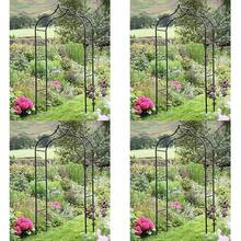 Tom Chambers Baroque Garden Arch GA08 - Black - View 1