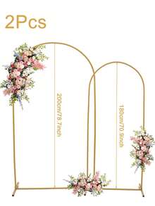 1 bộ khung vòm bóng bay màu vàng, giá đỡ bóng bay tiệc sinh nhật, khung vòm kim loại, khung vòm bóng bay đám cưới, trang trí sinh nhật, trang trí đám cưới, cấu trúc bóng bay tiệc tùng, trang trí tiệc sinh nhật, cổng cưới, trang trí lễ rửa tội, giá đỡ vòng hoa bóng bay, cấu trúc vòm, trang trí phông nền vòm sự kiện ngoài trời, trang trí tiệc cô dâu, trang trí tiệc em bé, đạo cụ phông nền chụp ảnh tiệc, trang trí phông nền vòm tiệc tốt nghiệp - Vàng - Xem 9