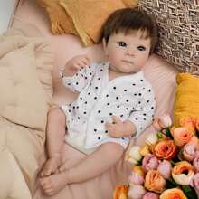 Muñeca bebé renacida NPK de 18 pulgadas, muñeca de vinilo de Body completo de niña Bettie con piel multifacética pintada en 3D, con venas visibles, muñeca coleccionable realista como regalo de Navidad
