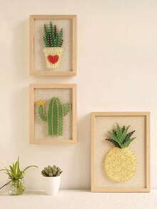 DIY String Art Kit mit Zubehör und Rahmen für Kinder Studenten Erwachsene Anfänger Haus Wanddekorationen einzigartiges Geschenk