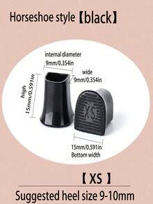 10 件/5 对高跟鞋保护套，防滑降噪修复套