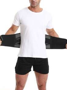 1 pièce, Ceinture de taille pour hommes, Ceinture de fitness et de sport, Ceinture en plastique pour hommes, Entraînement professionnel de basket-ball, Accroupissements profonds, Traction difficile, Compression abdominale, Équipement de course, Outils de mise en forme, Accessoires de taille pour le sport, Ceinture de maintien de la taille