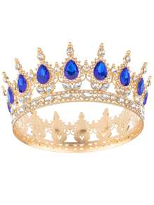 1pc Multicolor Prince & Princess Crown, Suitable Birthday Party, Coming Of Age Ceremony Gift For Girls, Can Be Worn In Daily Life And Parties, Cute Crown Essential For Birthday Parties - Multiple Colors Available - View 21
