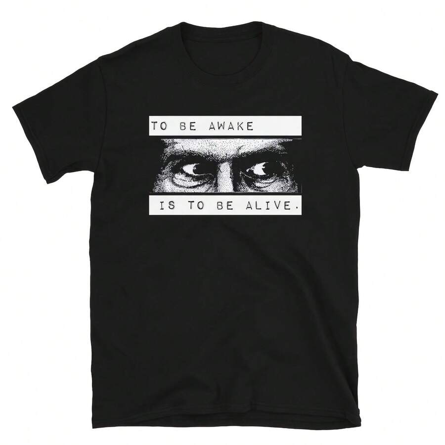Camisa anarquista, camiseta punk, cita activista, dicho de activismo, camiseta de anarquía, camiseta de protesta, camisa revolución, revuelta, caos, regalo punk, 1312. Camiseta de algodón puro de alta calidad de 220g con impresión minimalista, tela suave y transpirable, cómoda y holgada, adecuada para usar todo el día, apropiada para vestimenta casual de oficina, apariencia diaria de primavera y verano, diseño elegante y juvenil - Negro - Ver 1