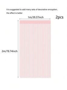 1件、2件、3件 1米*2米/39.37*78.74英寸 马卡龙粉黑蓝白色窗帘门：为您的婚礼或生日派对装饰增添一抹优雅！马卡龙白色窗帘门 - 影楼背景、婚礼、生日派对装饰的完美之选！派对背景装饰，派对用品