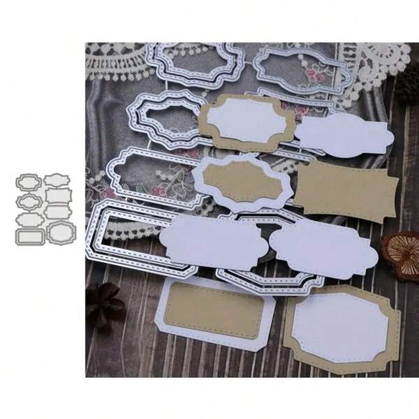 JOJOART Tags Metal Die Cuts For Scrapbooking, New Arrivals Die Cutting For Card Making And Photo Album, DIY Handmade Paper Crafts