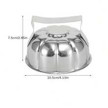 Non-Electric, Stainless Steel Japanese Style Onigiri Rice Ball Mold - Easy Shaping, Suitable For Stuffed And Pumpkin Rice Balls, Great For Home And Restaurant Use - Silver - View 6