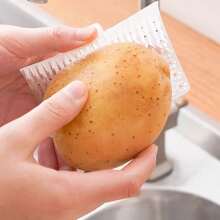 1pc Curved Fruit & Vegetable Cleaning Brush, Multi-Functional Potato Cleaning Tool For Kitchen