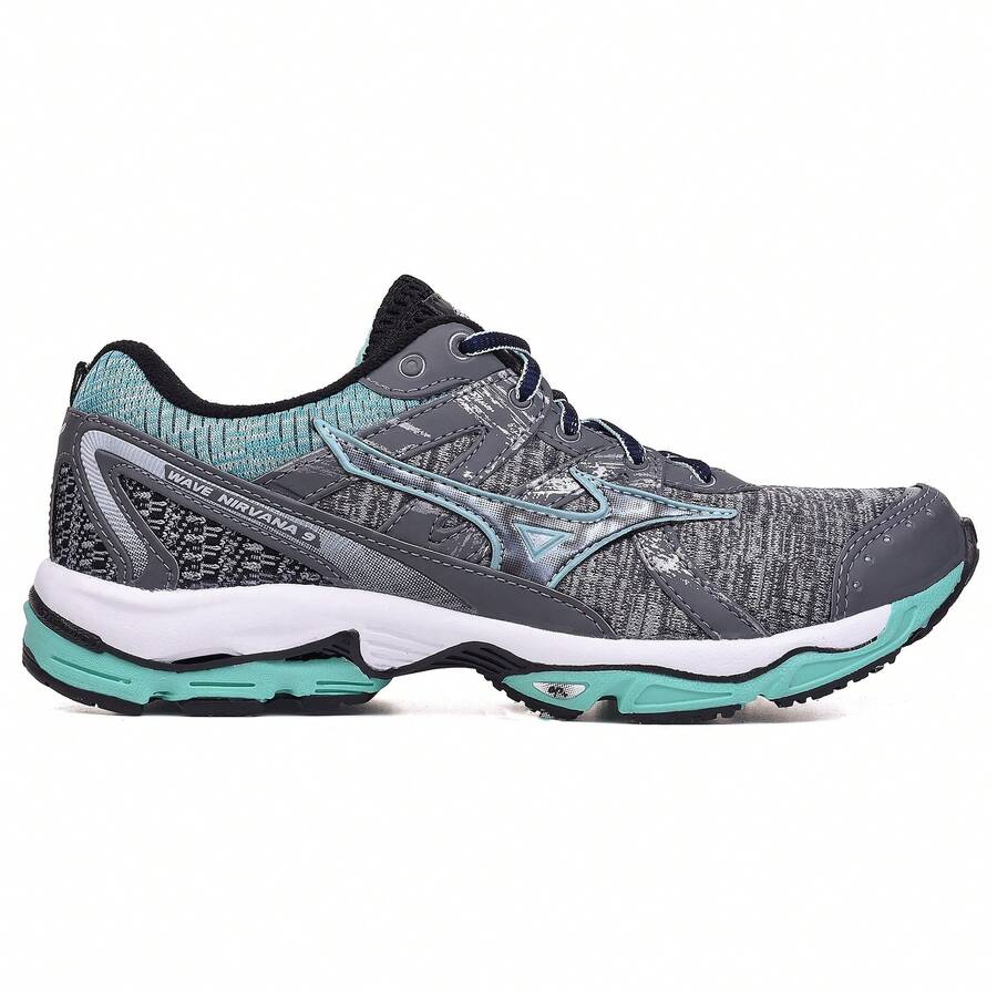 Mzo Men's Soft Lightweight Comfortable Sports Gym Fit Sneakers - 水綠石墨 - 查看 1