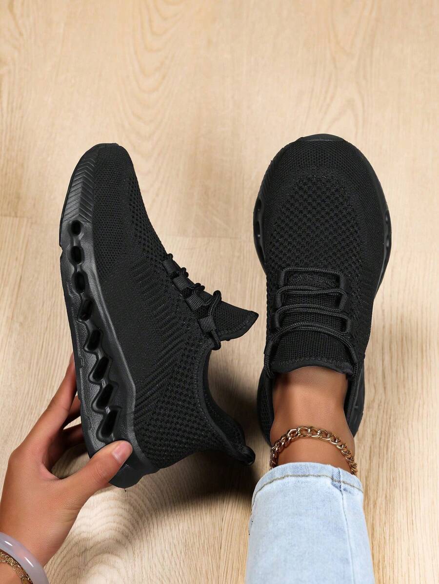 Women Outdoor/Indoor Breathable Platform Chunky Sneakers, Casual & Fitness Workout Shoes