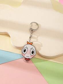 1 Pc Acrylic Cute Cartoon Cute Big Head Dandy'S World Purple Video Game Theme Keychain Pendant Backpack Ornament/Bag Accessories/School Bag Accessories/Purse Pendant/Friend's Gifts Car Accessories Bag Charm Backpack For School Goth Y2k - Multicolor - View 22