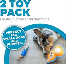 Outward Hound Orka Puppy Dental Chew Toys For Small Dogs &Amp; Teething Puppies - 3 Pack - Mini Orka and Fox - 查看 3