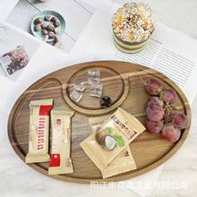 Sushi Plate, Multipurpose, Wooden, Highly Recommended, High-End Japanese Restaurant Tableware, Mackerel Plate, Long Rectangular Dish, Sashimi Platter, Grilled Meat Plate, Dessert Plate - Brown - View 1