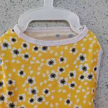 Daisy Printed Bow Decor Pet Dress - Yellow - View 5