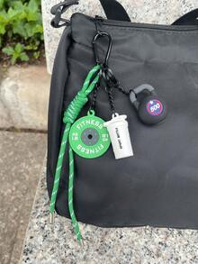 Sports Barbell And Dumbbell Keychain, A Set Of 4 Keychain Gadgets, Keychain For Men And Women, Detachable, Perfect Choice For Fitness Enthusiasts, Ideal Gift For Unisex, Suitable For Decorating Backpacks, Keys - Multicolor - View 8