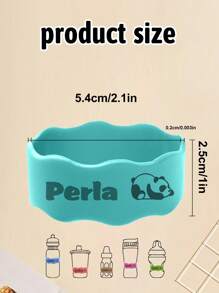 LICVIC 1/2/6Pcs Custom Name/Pattern Baby Bottle Labels, Personalized Children's Water Bottle Name Bands, Customized Reusable Silicone Cup Bands Labels, Customizable Non-Slip Name Bands, 5.4x2.5cm, 6 Colors: Bule/Green/Water Lake Blue/Orange/Pink/Yellow, 2 Styles, 8 Pattern, Anti-Slip And Anti-Scalding, For Daycare