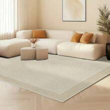 Premium Large Area Rug, Weighing Up To 1000g/M², Upgraded Extra-Thick Version For Enhanced Comfort Underfoot. Features Innovative Craftsmanship That Is Wear-Resistant, Water-Absorbent, And Colorfast. Distinctive Khaki Diagonal Stripe Pattern Creates An Elegant Look. Carpet Room Decor Bathroom Accessories Back To School