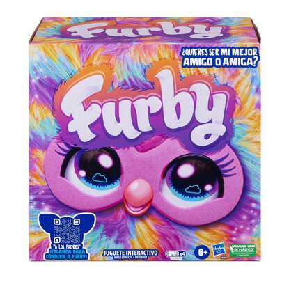 Hasbro Hasbro Furby Tie Dye , Juguete de Peluche Interactivo -Versión en Español, Juguete Electrónico para Niñas y Niños,Entrega 24/72H